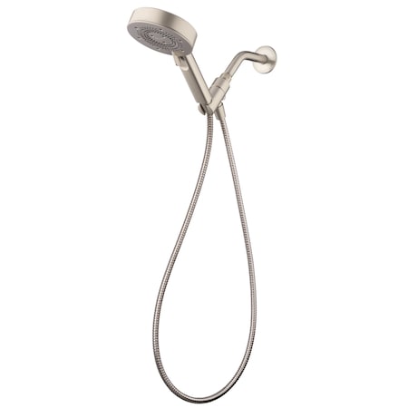 Brondell Nebia Yuba 5-Setting Water Saving Handshower, Brushed Nickel NE80-HSBB-BN